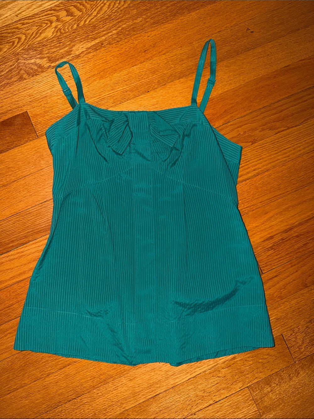 Marc by Marc Jacobs silk blend bow green tank